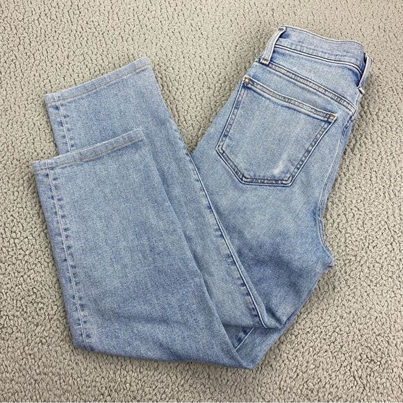 Madewell Women's The Perfect Vintage Straight Leg Button Fly Jeans  |  Size:  25 - Picture 6 of 15